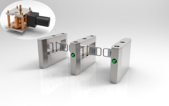 Mehrfaches Biometrie-Schwingen-Zugriffskontrolldrehkreuz-Tor mit Leser der Fingerabdruck-Anerkennungs-RFID