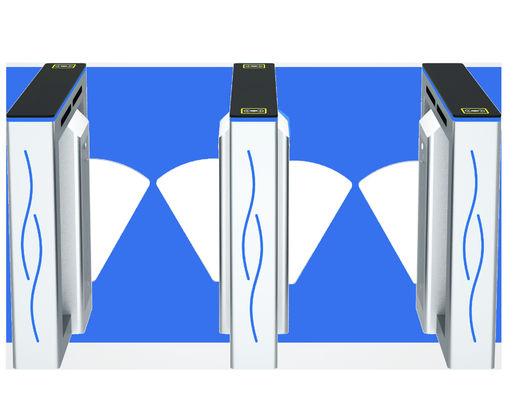 Automatisches RFID-Flap Turnstile Gate mit TCP/IP-Kommunikationsoberfläche für die Zugriffssteuerung