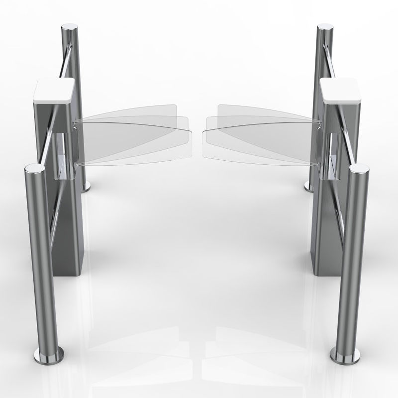 Edelstahl 304 elektronische Türen mit Schaltfläche/IC-Kartensteuerung für 550-900 mm Durchgang