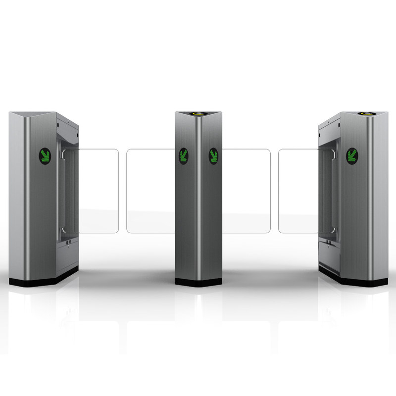IP54 geschützte Schwingung Turnstile Gate Silberfarbenbetrieb mit RS485/TCP/IP-Schnittstelle